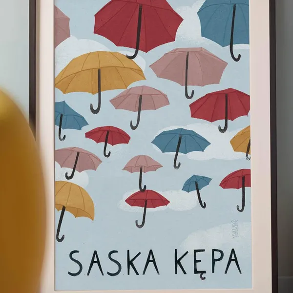 Saska Kpa Warszawa Poland Travel Poster Print