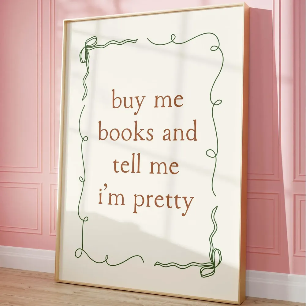 Bookish Coquette Reading Room Wall Art Print - Image 5