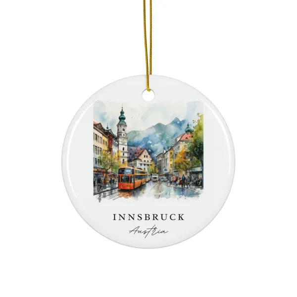 Innsbruck Austria Christmas Ornament, Holiday Decor