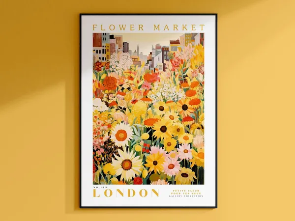 Flower Market London - Botanical Art