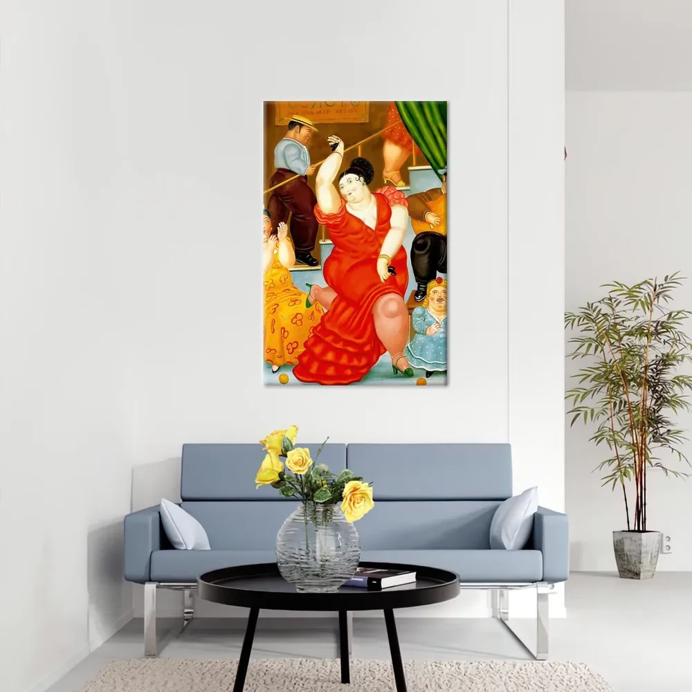 Fernando Botero Dancing Woman Art Print