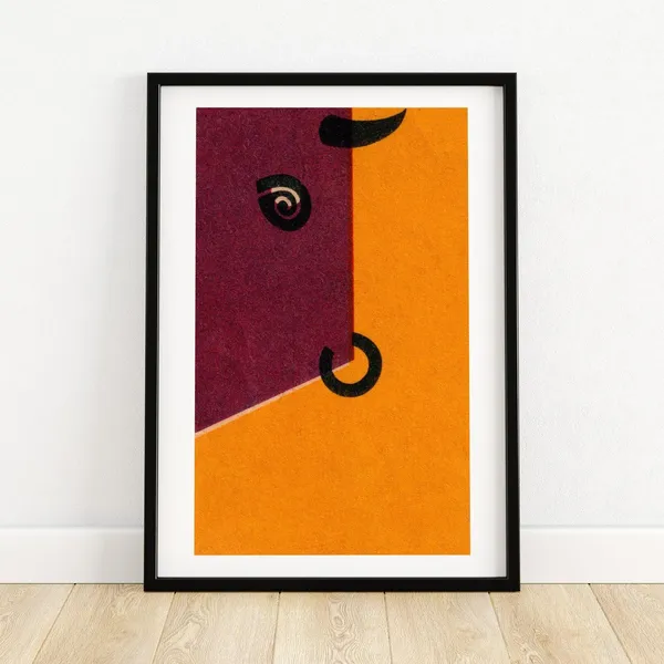 Bull Matchbox Vintage Eastern Europe Art Print