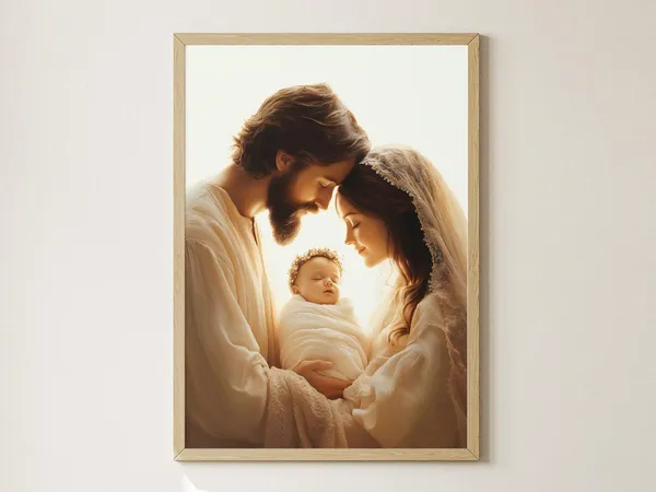 Nativity Christmas Nativity Scene Art Print