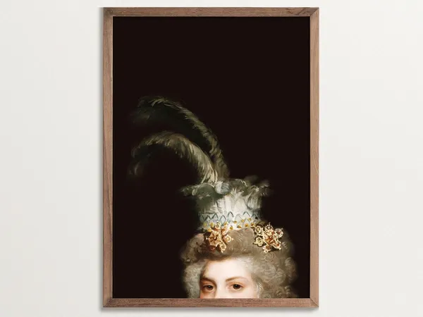 Victorian Regency Altered Painting Art Print