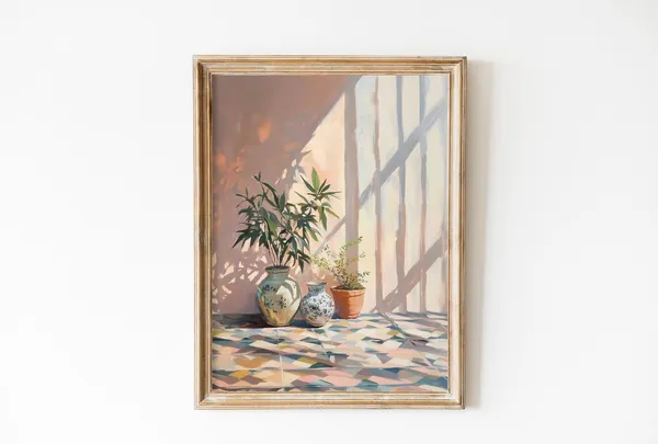 Moroccan Garden Architecture Marrakech Art Print