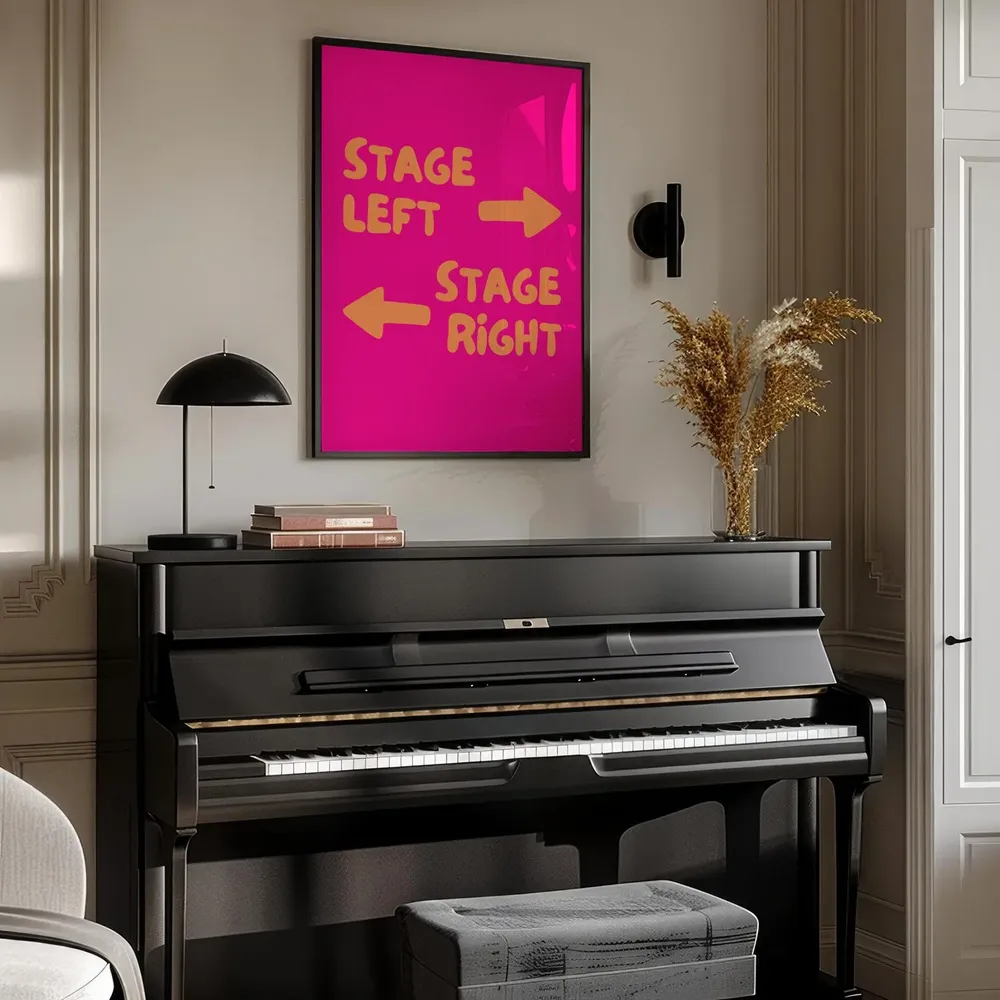 Stage Direction Theatre Lover Drama Classroom Art Print - Image 4