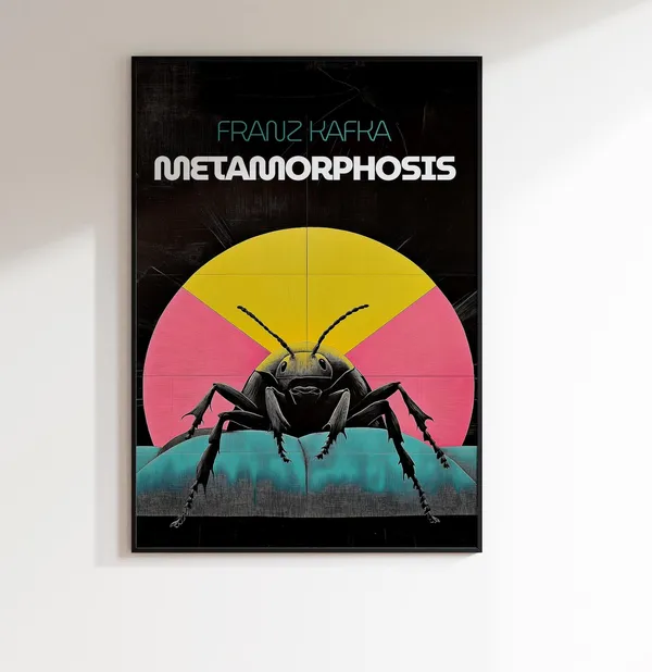 Franz Kafka Metamorphosis Literary Art Print