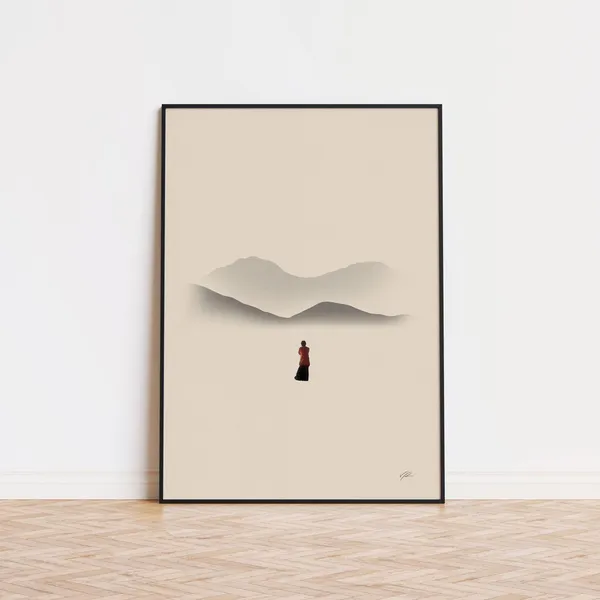 Love Letter-Inspired Classic Movie Poster Print