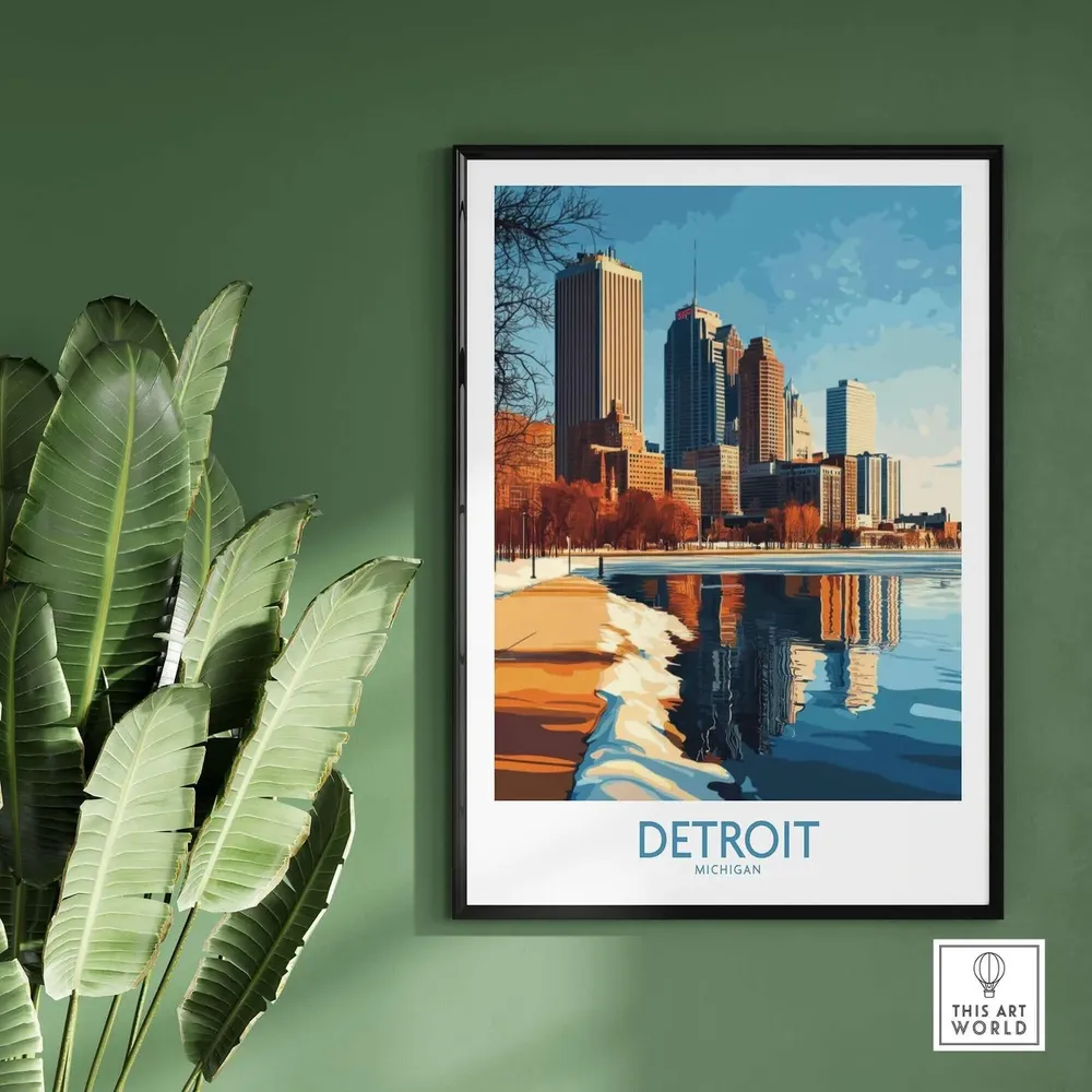 Detroit - Vintage Travel Poster - Image 2