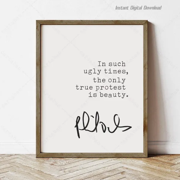 Phil Ochs Quote Print, Protest, Beauty, Civil Rights