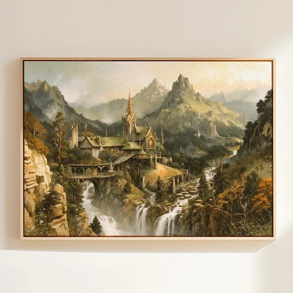 Rivendell Lord Of The Rings Wall Art Print