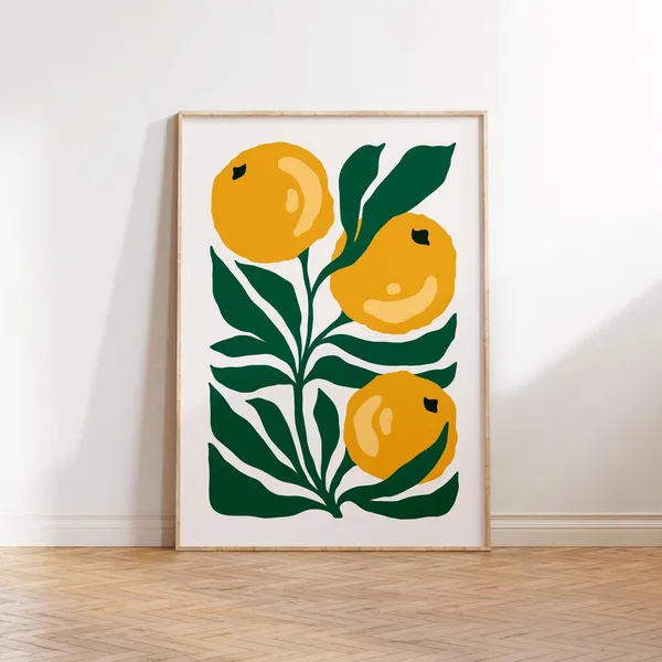 Jungle Flora Botanical Wall Art Print