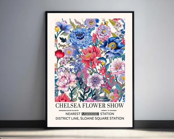 Chelsea Flower Show Vintage Botanical Art Print