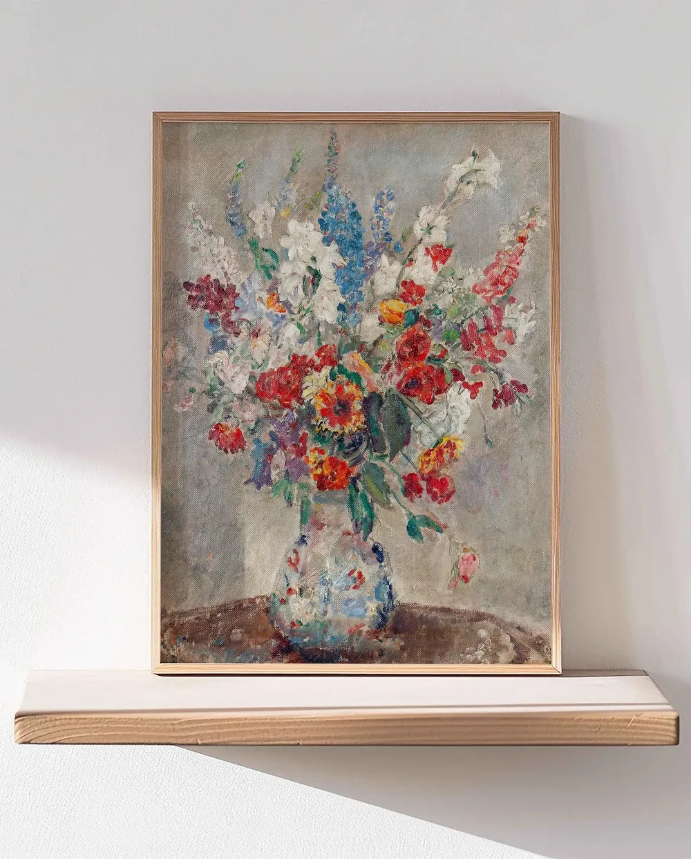 Vintage Floral Still Life, Farmhouse Art Print - Image 2