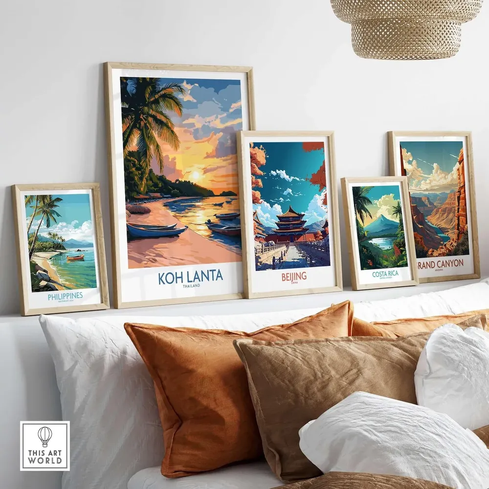Koh Lanta Travel Poster, Thailand Art Print - Image 3