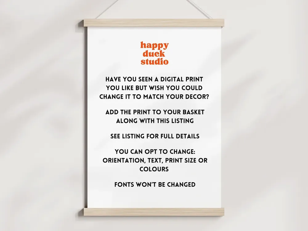 Custom Edit Request, Wall Art Print