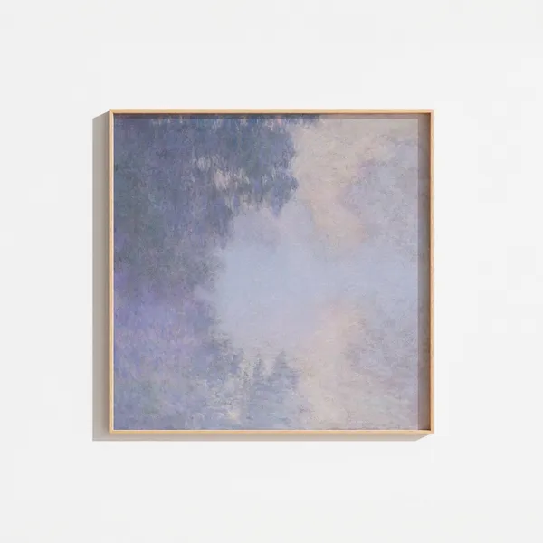 Vintage Lavender Abstract Watercolor Art Print