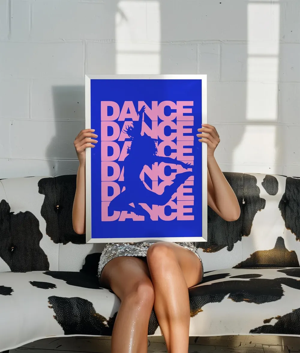 Preppy Dance Poster, Trendy Musical Theatre Art Print - Image 4