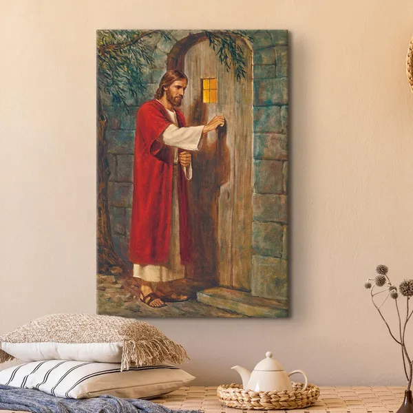 Jesus Christ Knocking at the Door Art Print