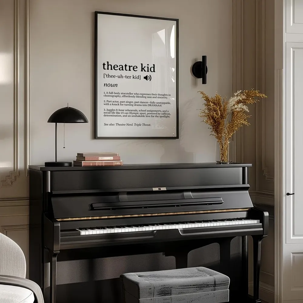 Funny Theatre Kid Definition Poster, Drama Classroom Print - Image 3
