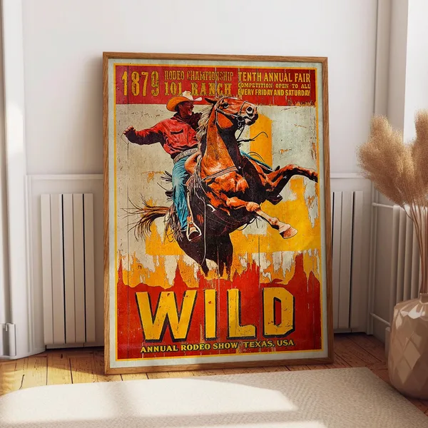 101 Ranch Wild Rodeo Championship Poster Print