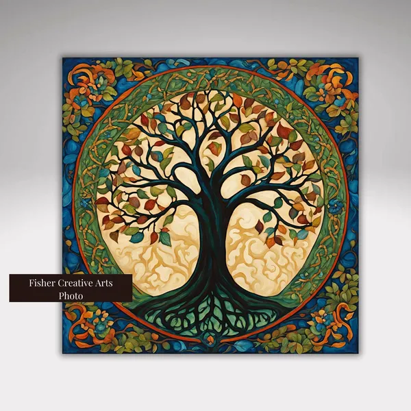 William Morris Tree of Life, Art Nouveau Wall Art Print