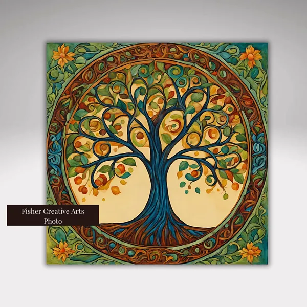 William Morris Tree Of Life, Art Nouveau Art Print