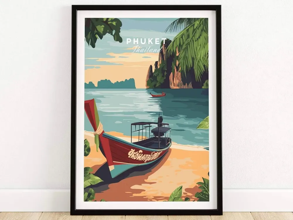 Phuket - Vintage Travel Poster