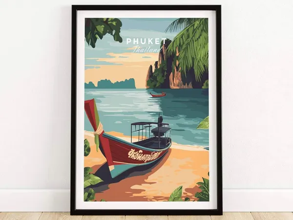 Phuket - Vintage Travel Poster