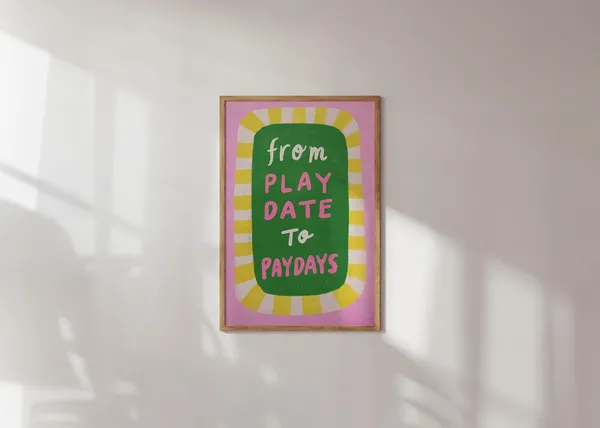 Boss Mom Empowering Office Art Print