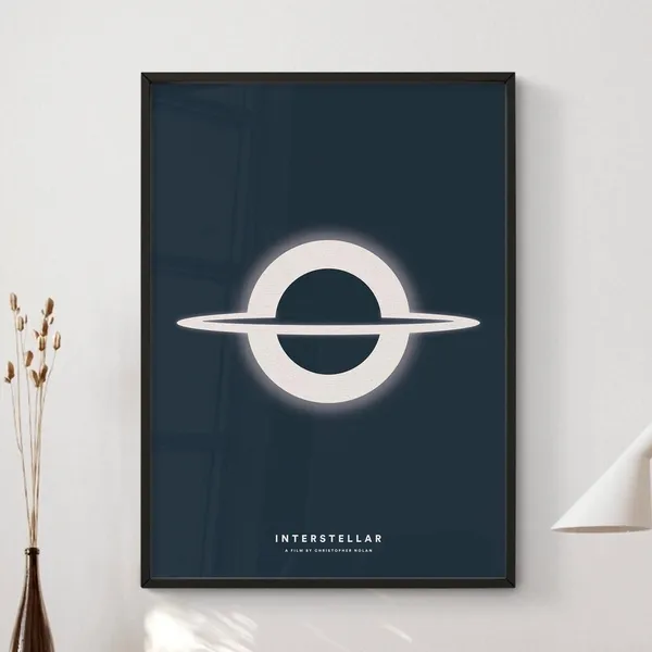 Interstellar Minimalist Movie Poster Art Print