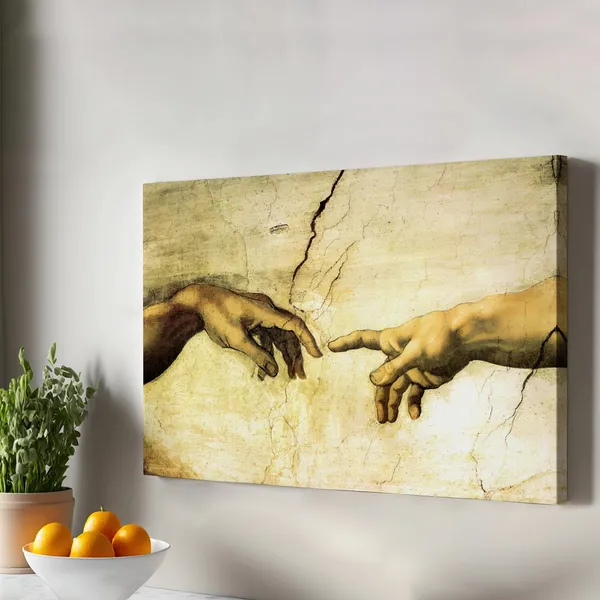 The Creation of Adam Religious Art Print