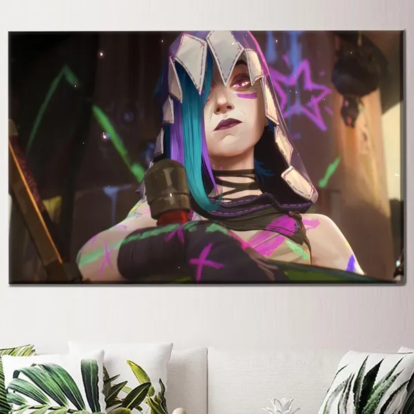 Jinx Arcane-Inspired Art Print, Season 2
