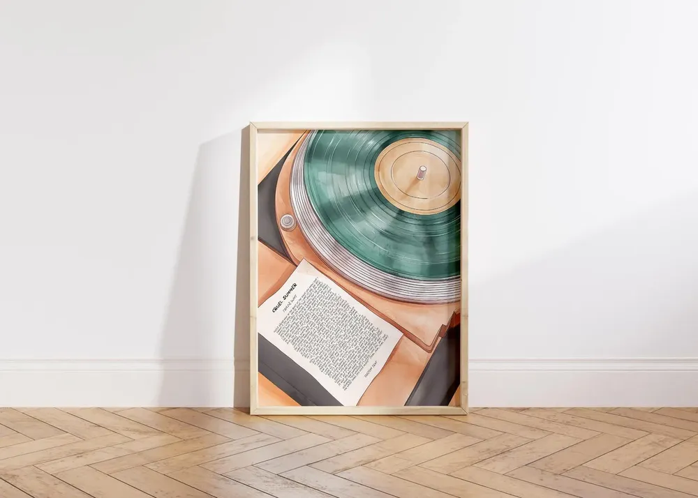 Custom Song Lyrics - Personalized Print - Image 5