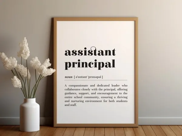 Assistant Principal Definition Teacher Appreciation Art Print