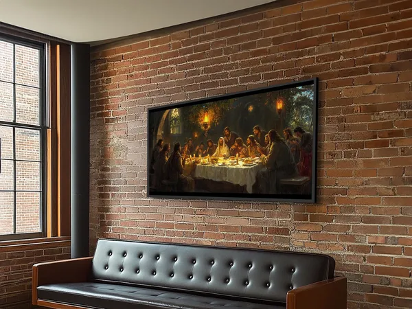The Last Supper, Christian Christmas Art Print