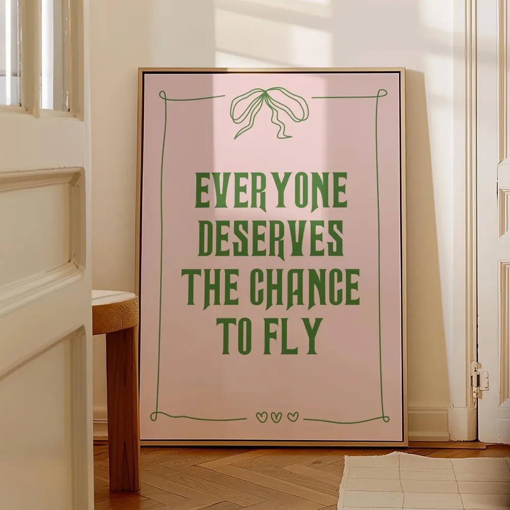 Everyone Deserves the Chance to Fly Broadway Poster