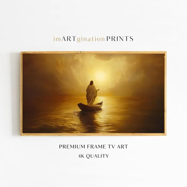 Jesus Vintage Christian Art Print, Religious Decor