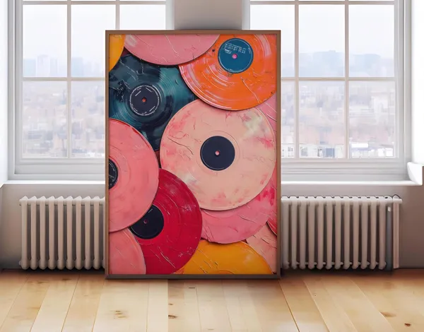 Retro Music Poster, Vintage Vinyl Art Print
