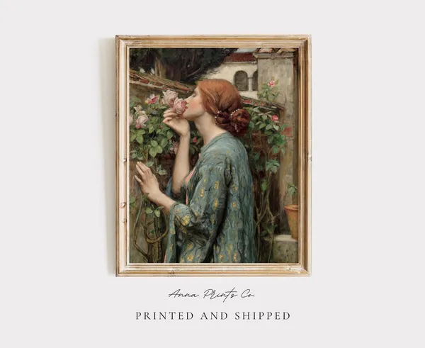 The Soul of the Rose, Waterhouse Pre-Raphaelite Art Print