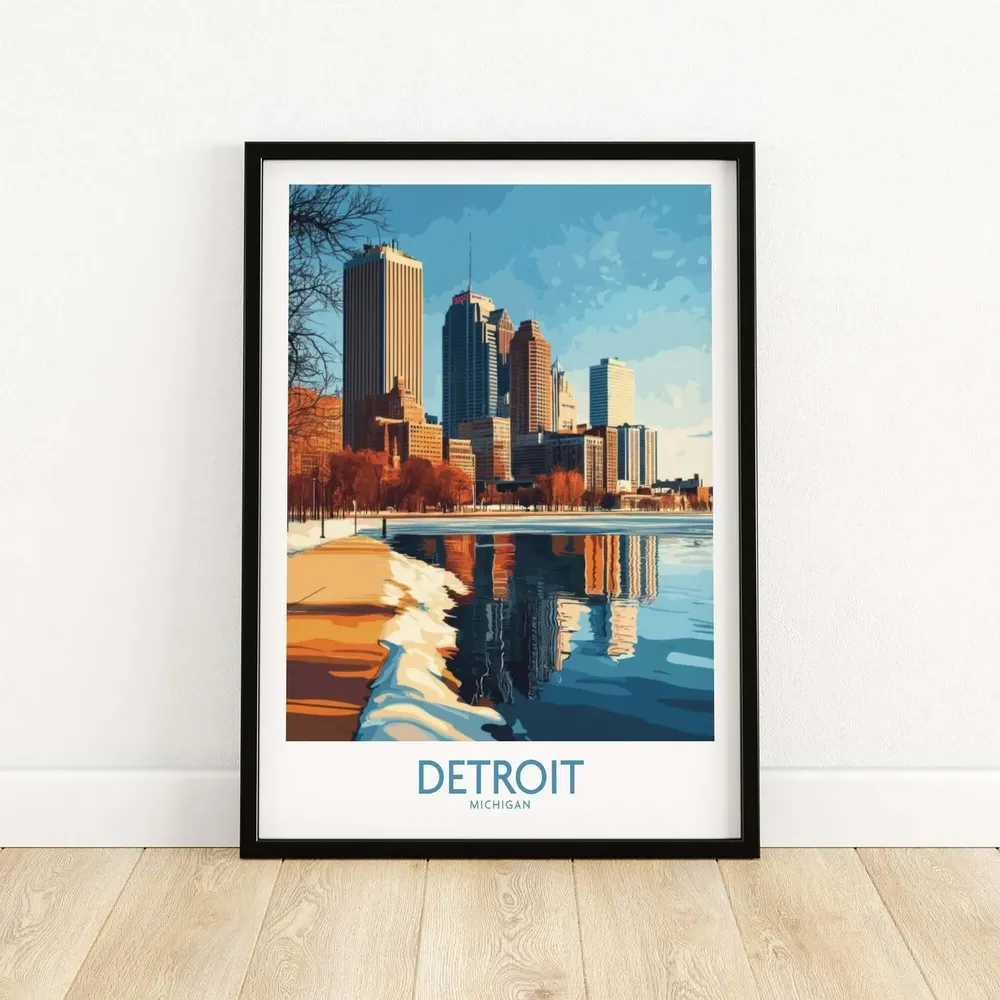 Detroit - Vintage Travel Poster - Image 5
