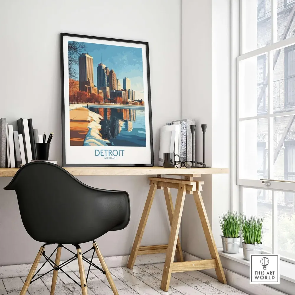 Detroit - Vintage Travel Poster - Image 4