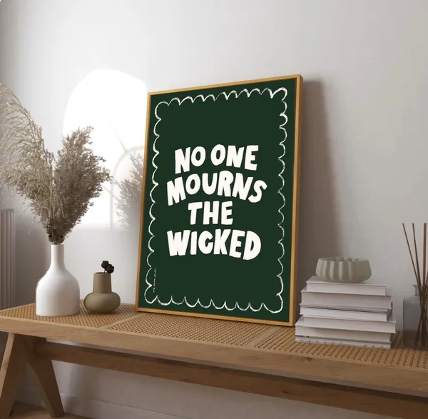 No One Mourns The Art Poster, Broadway Print