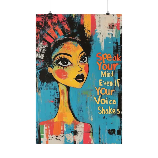 Speak Your Mind Poster, Freedom Of Expression