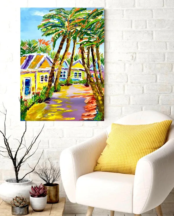 Key West Coastal Art Print, Custom Florida Beach