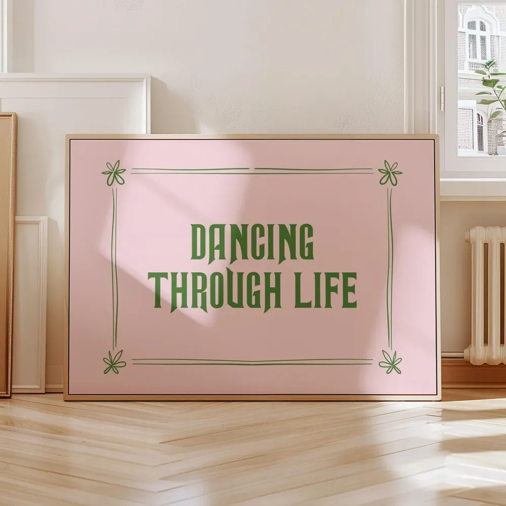 Dancing Life Broadway Musical Theater Art Print
