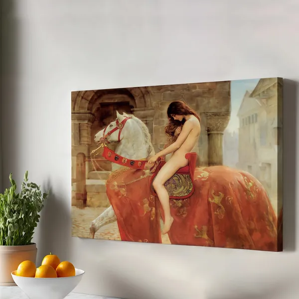Lady Godiva By John Coller, Modern Decor Art Print