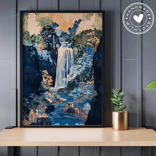 Hokusai Ukiyo - Vintage Landscape Art