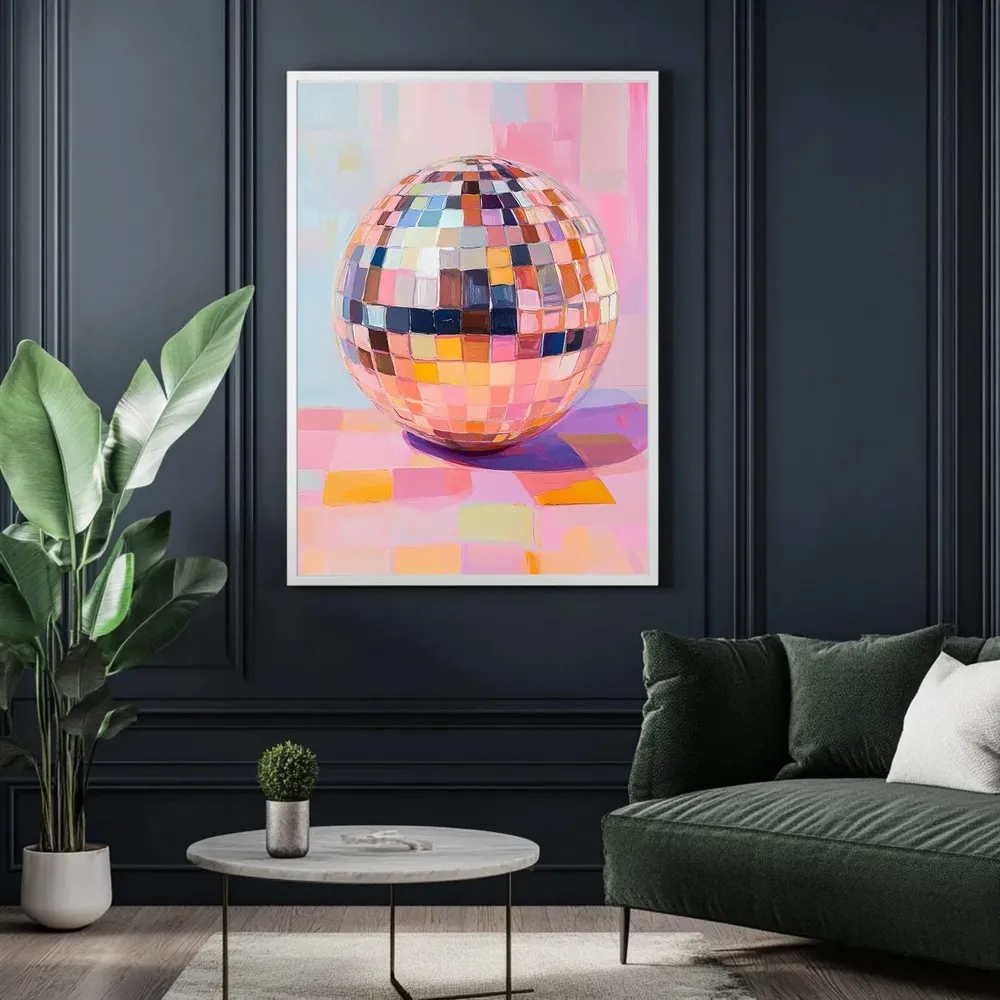 Disco Ball Retro 70s Decor, Poster Print - Image 5