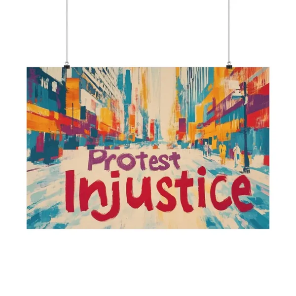 Protest Injustice Bold Statement Art Print